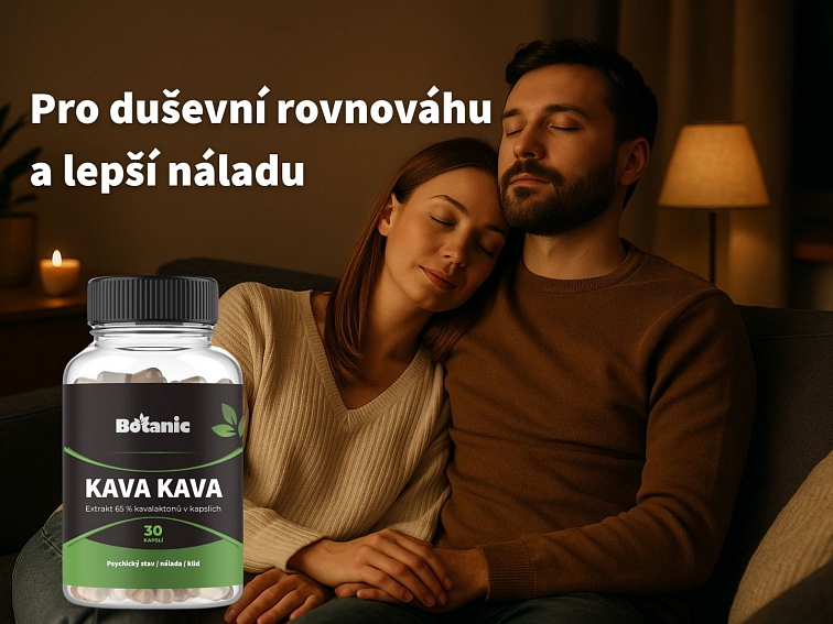 Kava kava - Extrakt 65 % kavalaktonů v kapslích