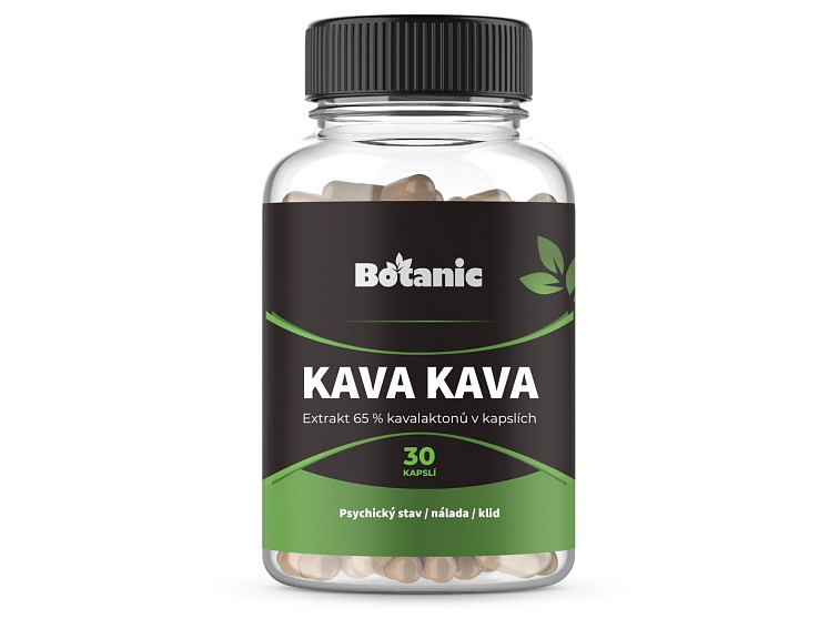 Kava kava - Extrakt 65 % kavalaktonů v kapslích