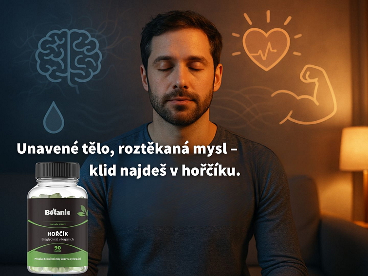 Hořčík - Bisglycinát v kapslích