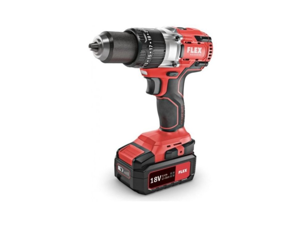 Flex aku- príklepová vŕtačka PD 2G 18,0-EC FS55 + aku uhlová brúska L 125 18,0-EC