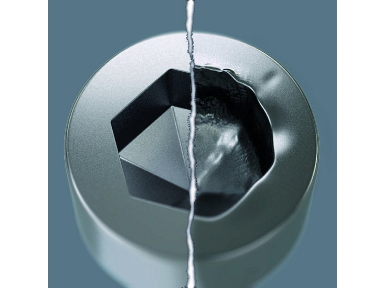 Wera 059633 bit inbus 6,0 mm - 840/4 Z Hex-Plus. Skrutkovaci bit 1/4" Hex, 89 mm, pre skrutky s vnútorným šesťhranom