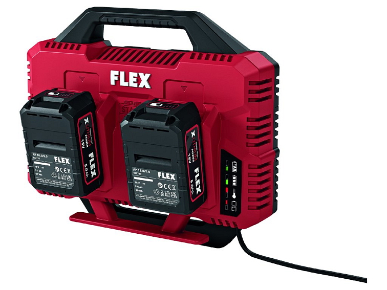 FLEX CA SP 2x 12/18 Dvojitá rýchlonabíjačka 12/18 V