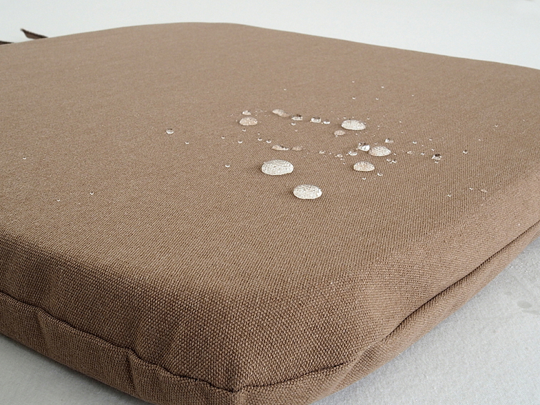 Sedák SUNSOL 40x40 se šňůrkami, ZIP - hnědá