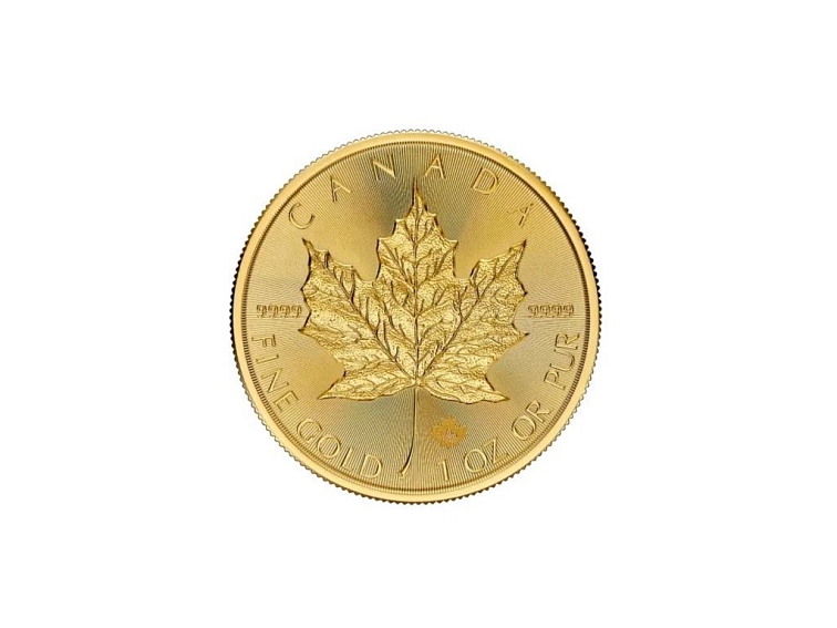 Zlatá investiční mince Maple Leaf 1 Oz 2025
