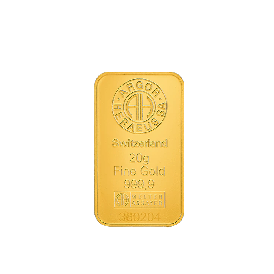 Argor-Heraeus zlatý slitek KineBar 20 g