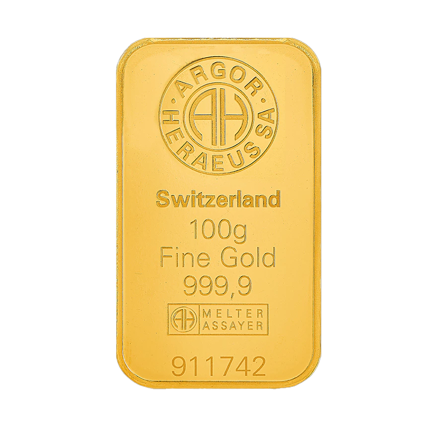 Argor-Heraeus zlatý slitek KineBar 100 g