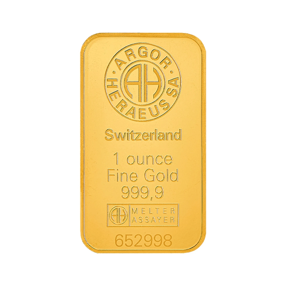 Argor-Heraeus zlatý slitek 1 oz