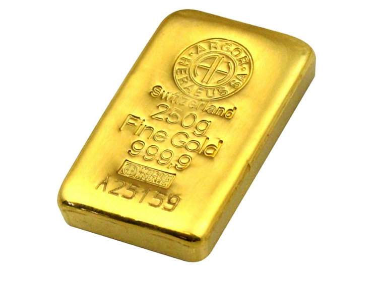 Argor-Heraeus zlatý slitek 250 g