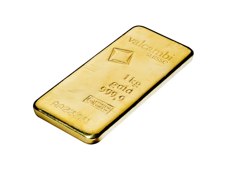 Valcambi zlatý slitek 1000 g