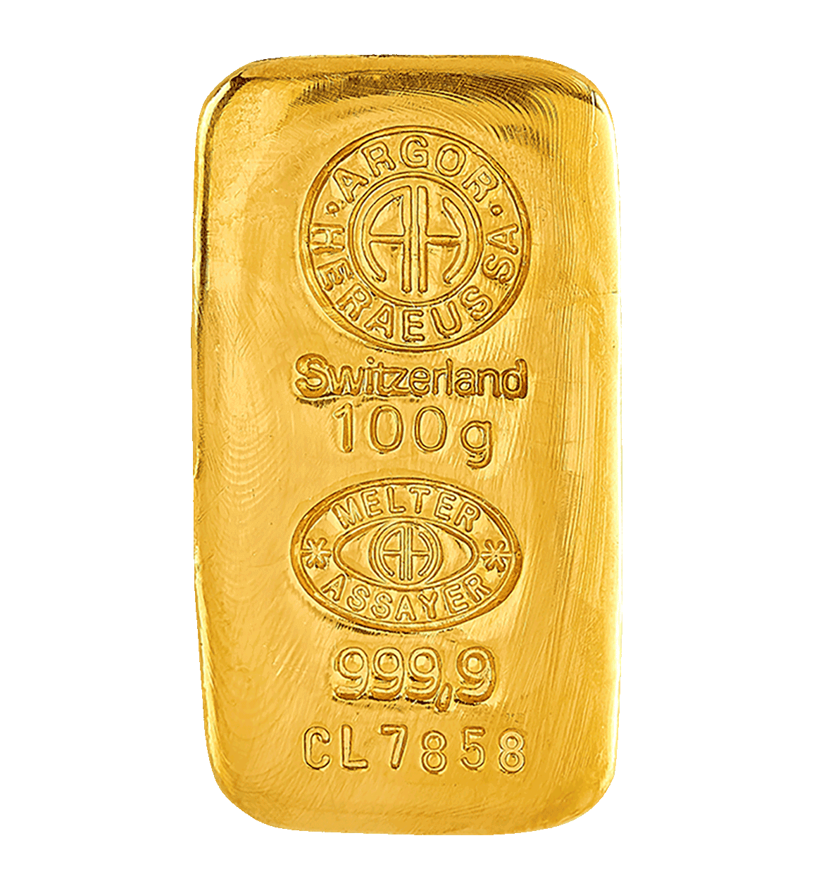 Argor-Heraeus zlatý slitek litý 100 g