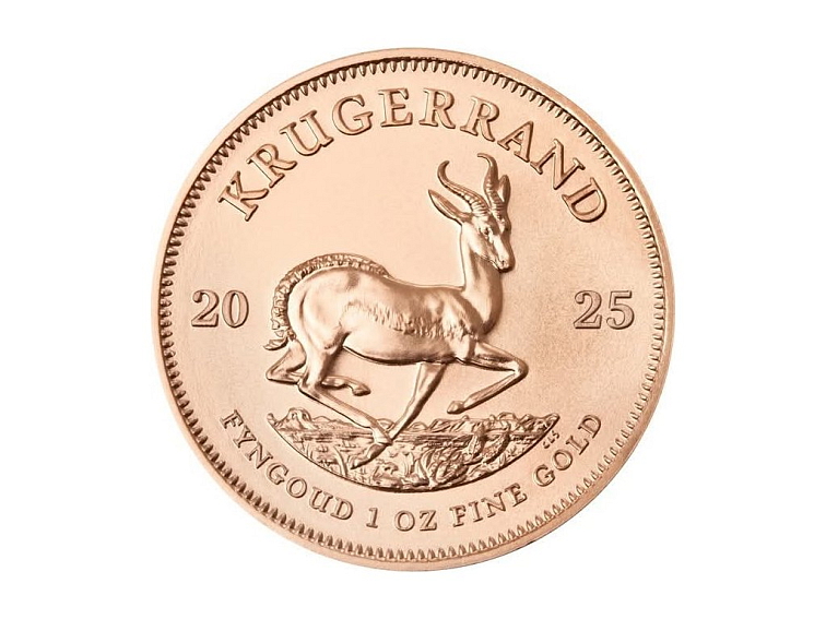 Zlatá investiční mince Krugerrand 1 Oz 2025