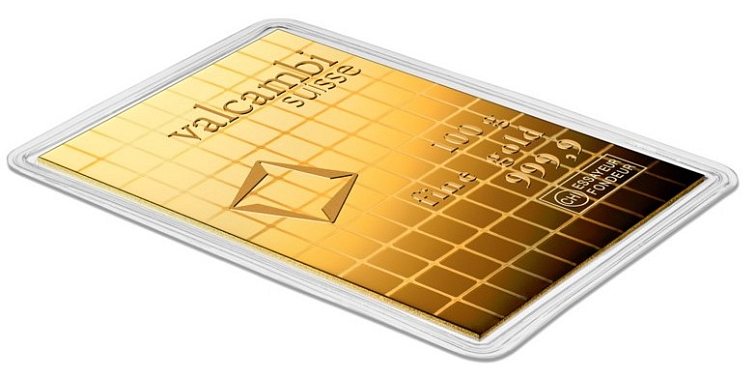 Valcambi CombiBar zlatý slitek 100 x 1 g