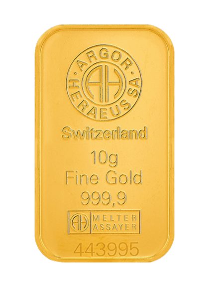 Argor-Heraeus zlatý slitek 10 g
