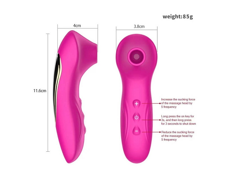 Podtlakový stimulátor klitorisu BASIC X Marvel růžový