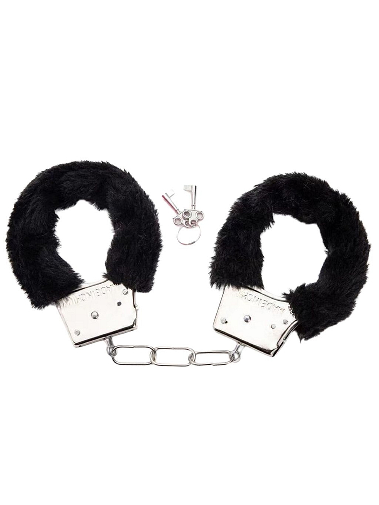 Kovová pouta s plyšem Xenia