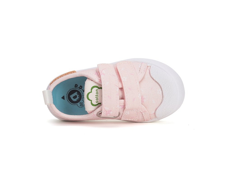 D.D. Step - Detské dievčenské plátenky C096-51514 Baby Pink