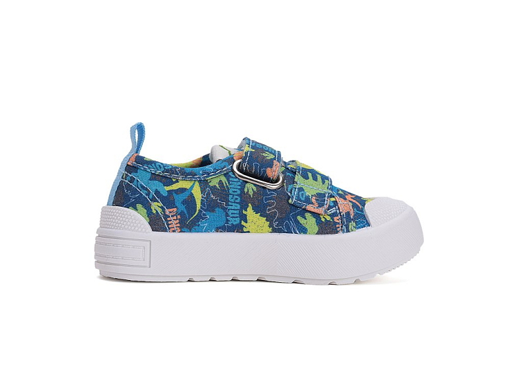 D.D. Step - Detské chlapčenské plátenky C096-51352A Bermuda Blue
