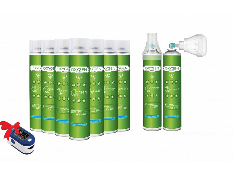 Inhalations sauerstoff, oxygen O2 (14L) 9St