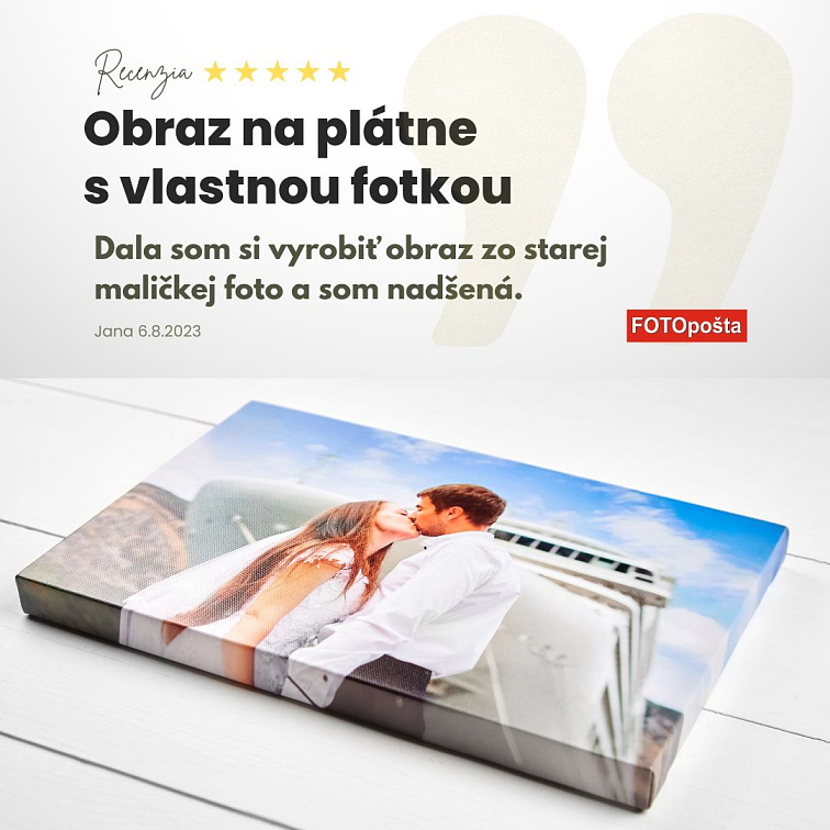 Fotka na plátne 40x40 cm FOTOpošta