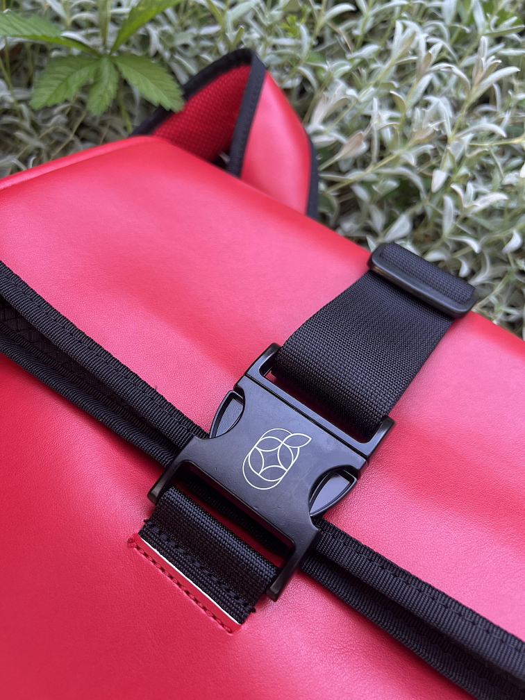 Červený voděodolný unisex batoh "Alex"