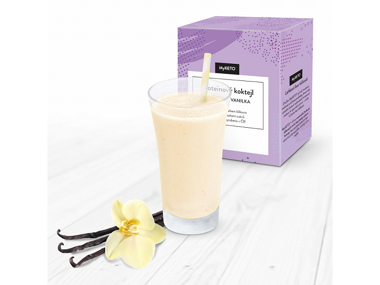 MyKETO Proteinový koktejl madagaskarská vanilka 5 porcí