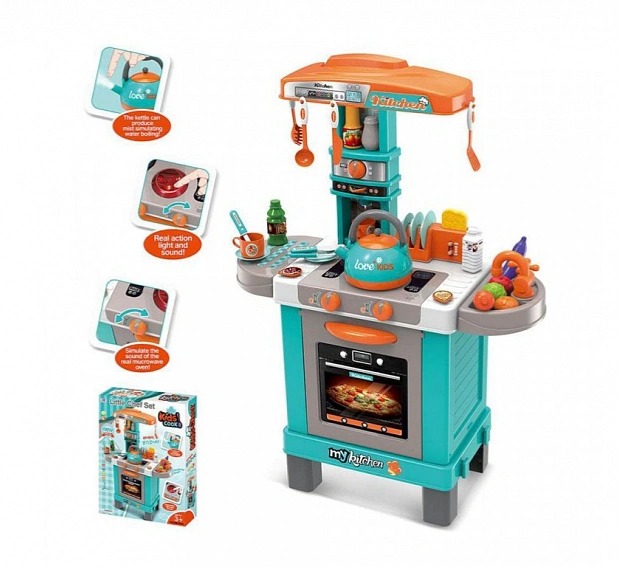 Detská kuchynka Baby Mix modrá