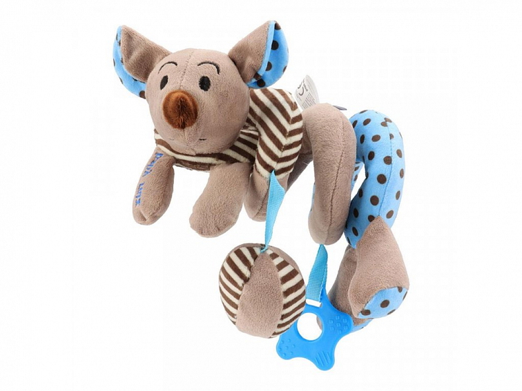 Hračka na postieľku Špirála Baby Mix Myška modrá