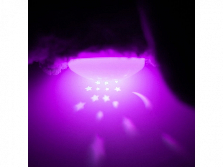 Plyšový zaspávačik zajačik s projektorom Baby Mix ružový