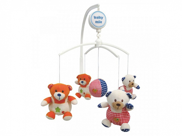 Kolotoč nad postieľku Baby Mix Medvedíky