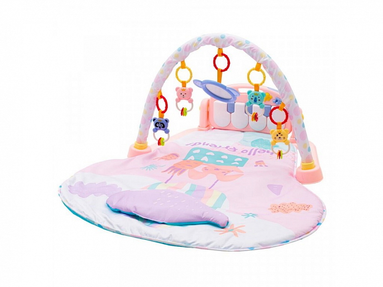 Hracia deka s piánkom Bayo ružová