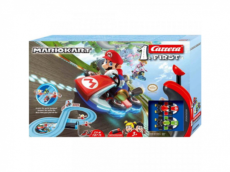 Autodráha Carrera FIRST Nintendo Mario Kart™- Mario and Yoshi 2,4 m