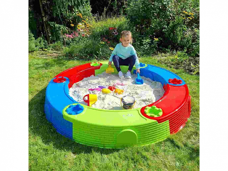 Veľké plastové skladacie pieskovisko NEW BABY CASTLE 170 cm