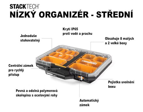 Toughbuilt | StackTech® - organizer střední