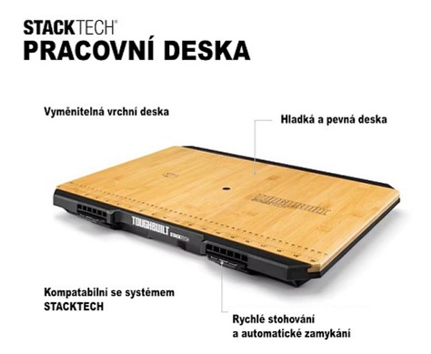 Toughbuilt | StackTech® - bambusová pracovní deska