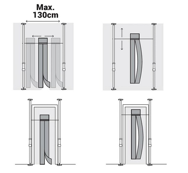 Piher | Magnetické protiprachové dveře