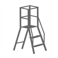 Little Giant - Pojízdný plošinový žebřík s klecí Safety Cage 2.0