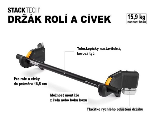 Toughbuilt | StackTech® - držák na role a cívky