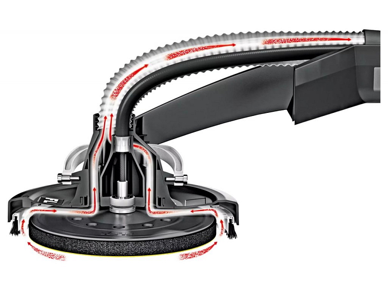 Žirafa, bruska na strop a stěny G 5 kulatá hlava