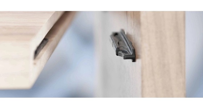 Lamello | Divario P-18 neviditelný nasouvací policový spoj