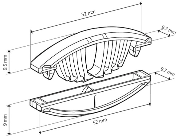 Lamello | Tenso P-10 spojovací systém pro tenké materiály s clipem