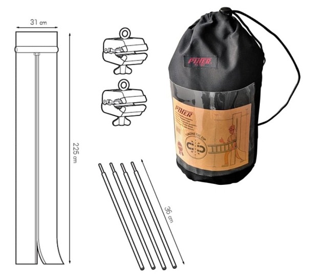 Piher | Magnetické protiprachové dveře