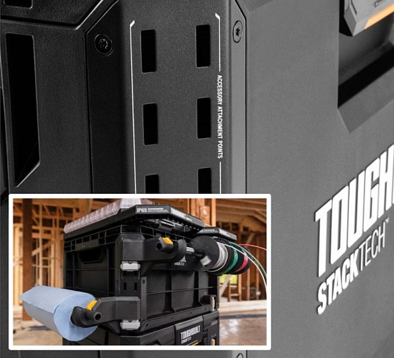 Toughbuilt | StackTech® - sada 3 ks pojízdných boxů na nářadí