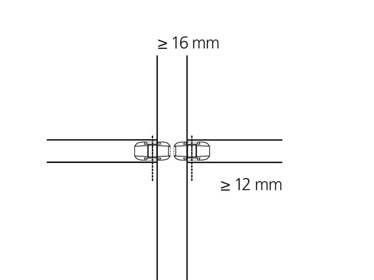 Lamello | Clamex P-10 skryté rozebiratelné kování