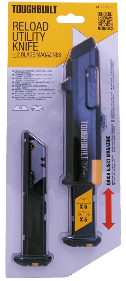 Toughbuilt - vysouvací nůž s automatickou výměnou břitů