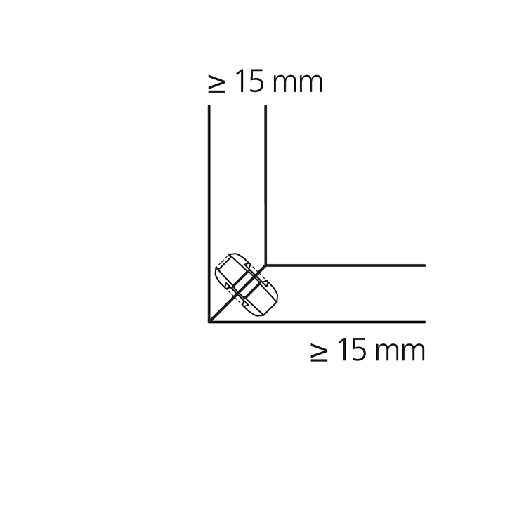 Lamello | Tenso P-10 spojovací systém pro tenké materiály s clipem