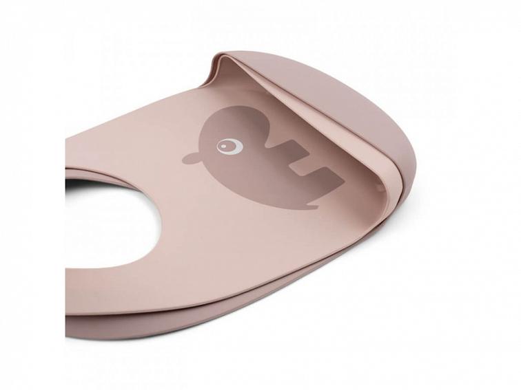 Set silikonových bryndáků 2ks Ozzo, růžová | Done by Deer