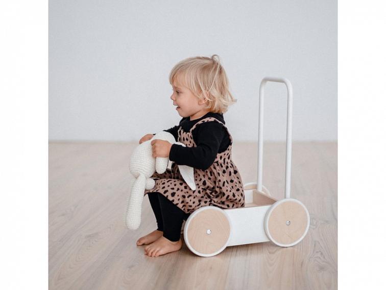 Dětské chodítko, bílá | Ooh Noo