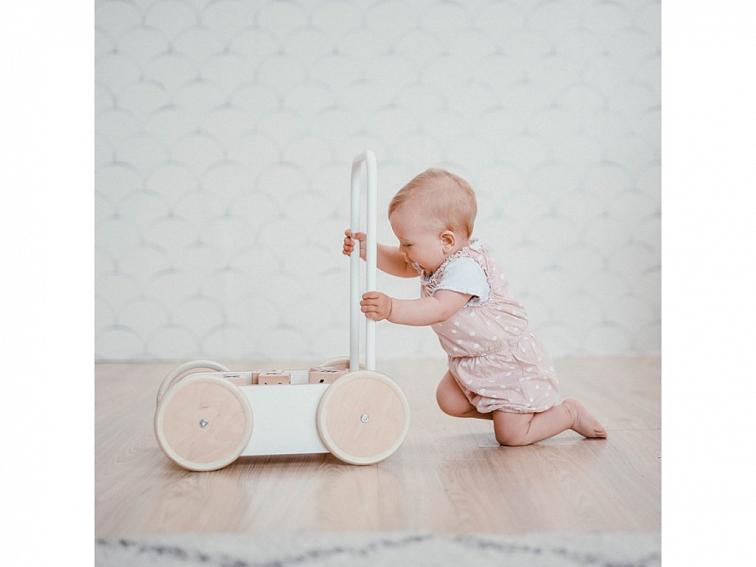 Dětské chodítko, bílá | Ooh Noo