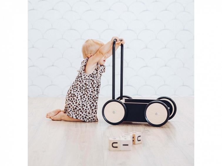 Dětské chodítko, černá | Ooh Noo