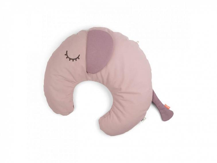 Kojicí a dětský polštář Elphee, růžová | Done by Deer